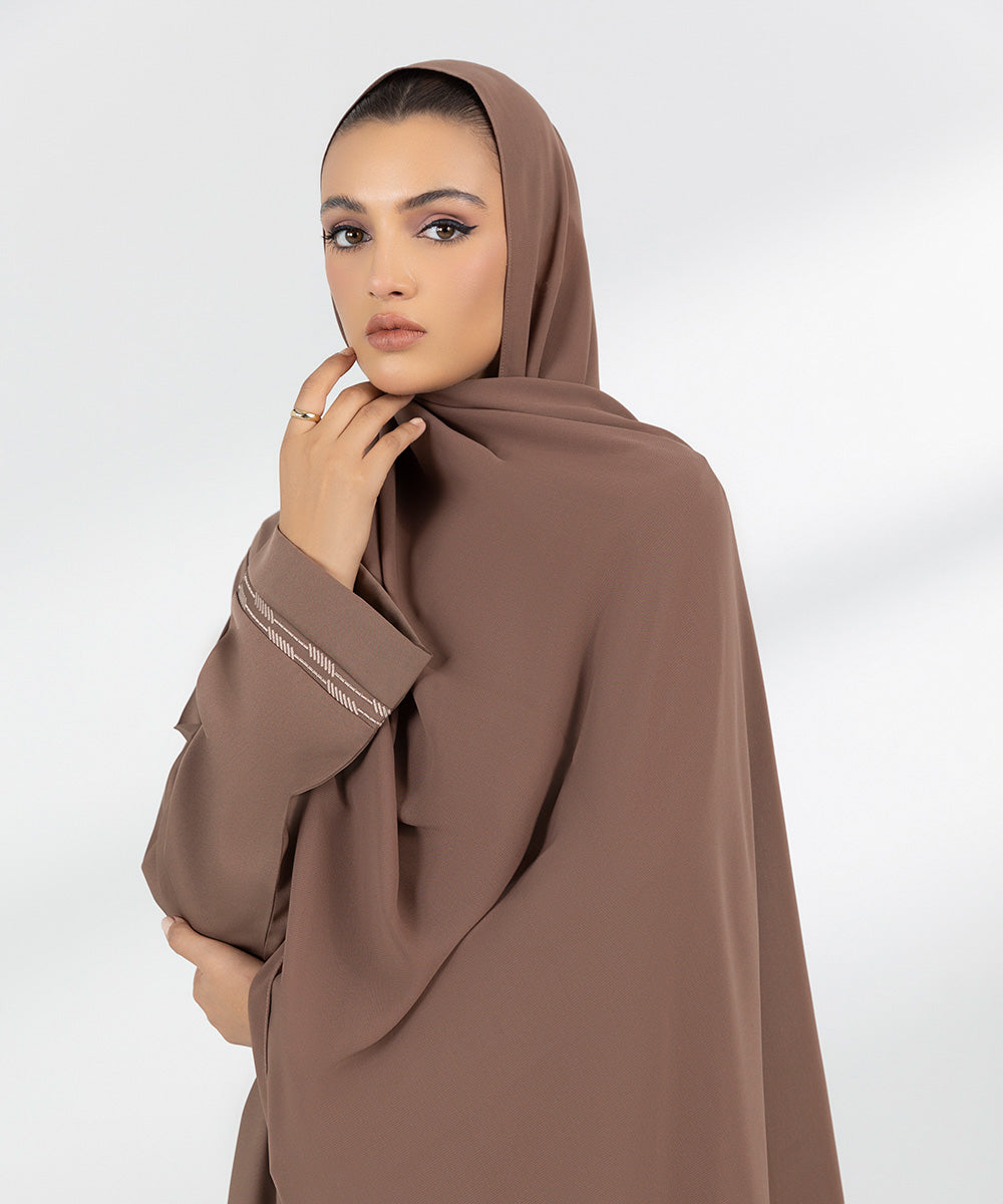 Women's Basic Beige Hijab