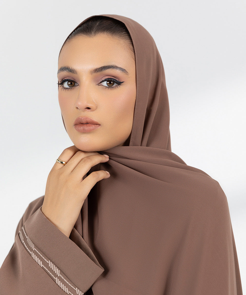 Women's Basic Beige Hijab