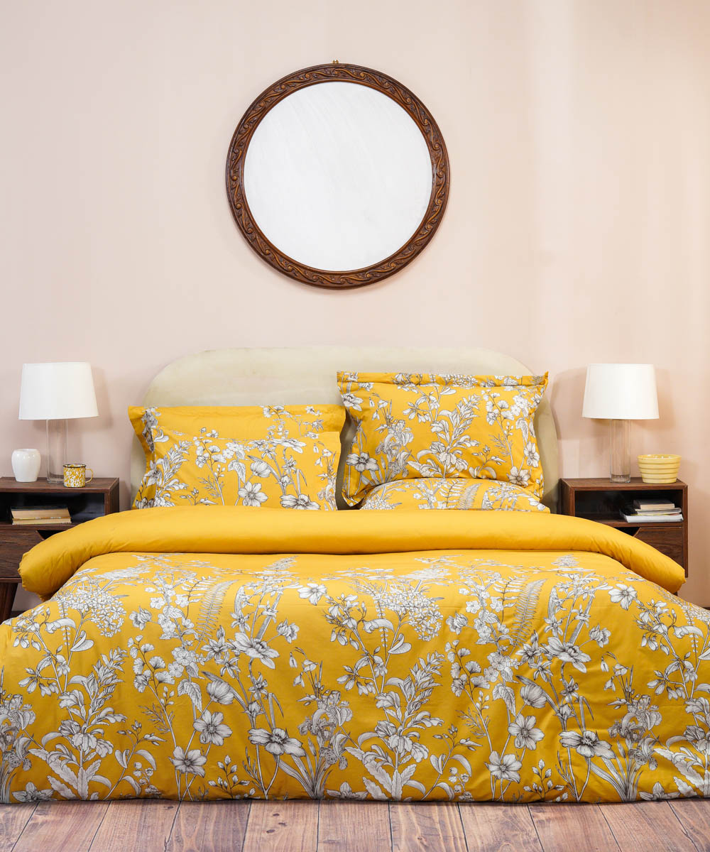 Yellow Polyester Bed in a Bag