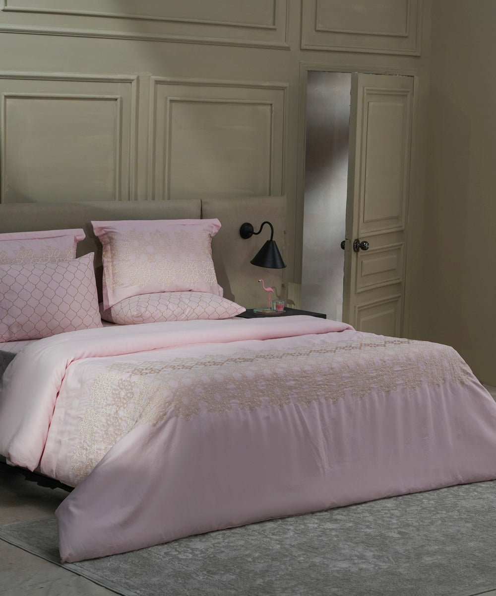 100% Cotton Sateen Pink Bed in a Bag