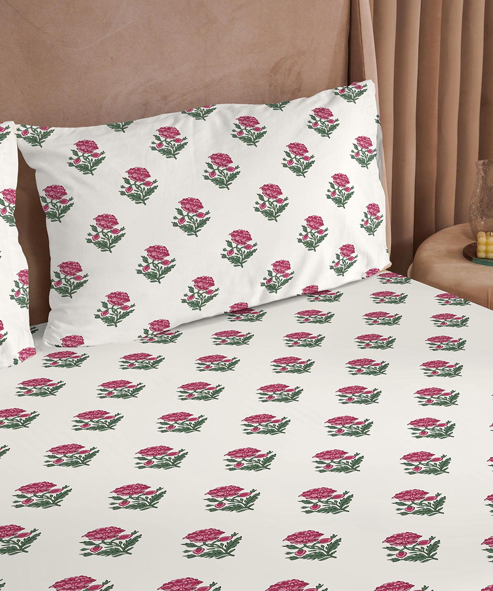 Multi 100% Cotton Sateen Bed Sheet