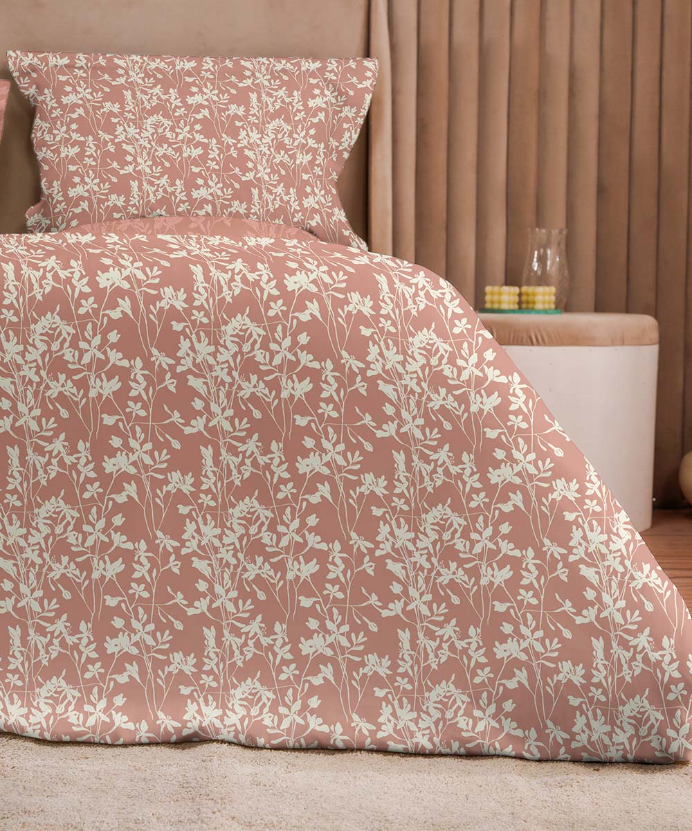 Pink 100% Cotton Quilt Cover