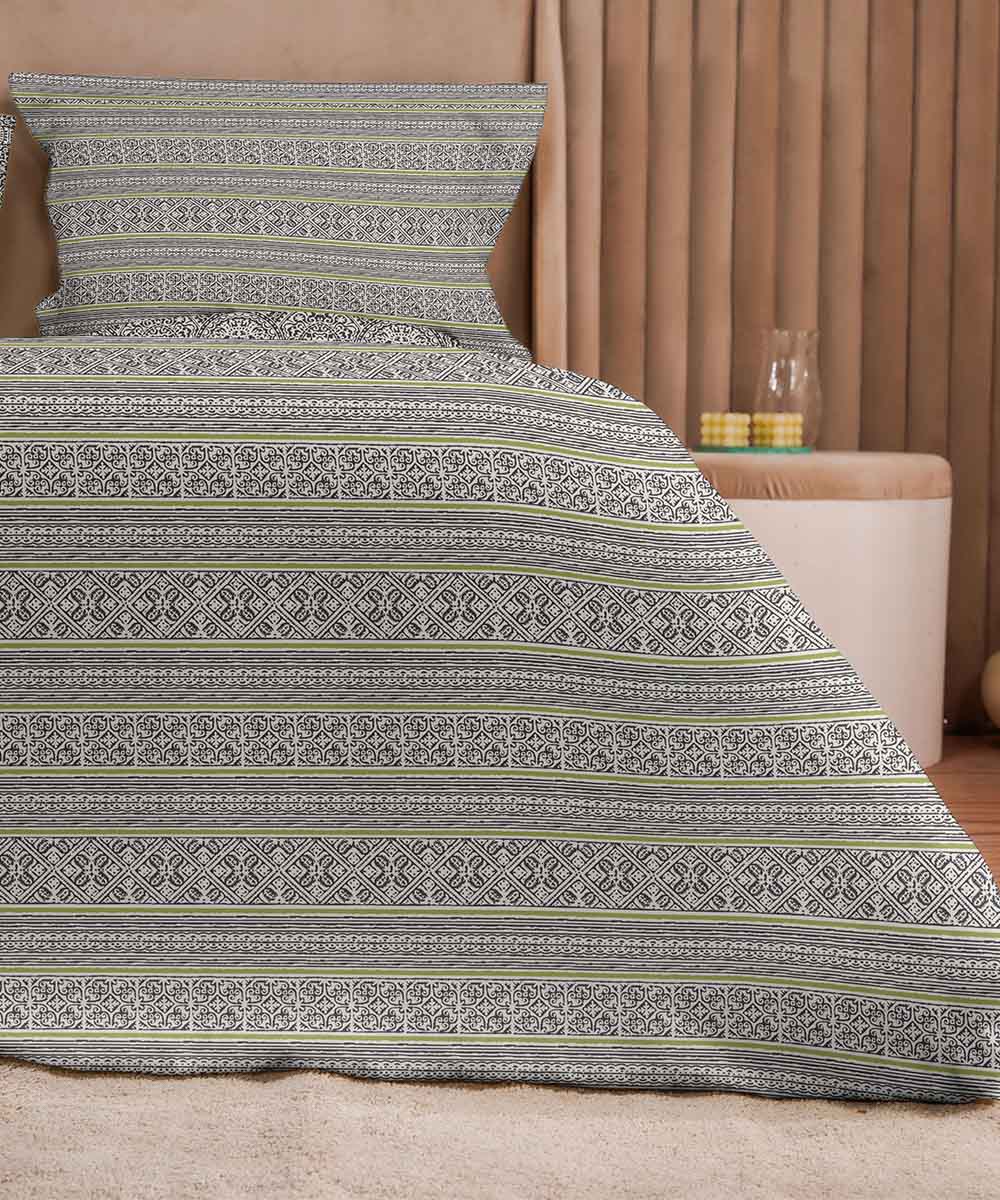 Grey 100% Cotton Quilt Cover