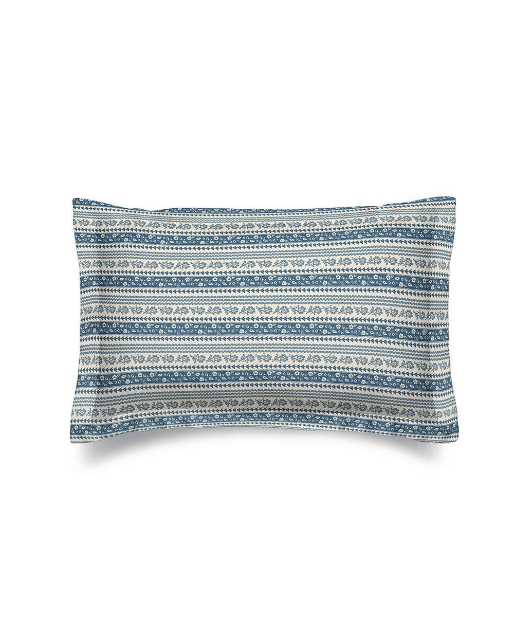 Blue 100% Cotton Standard Sham