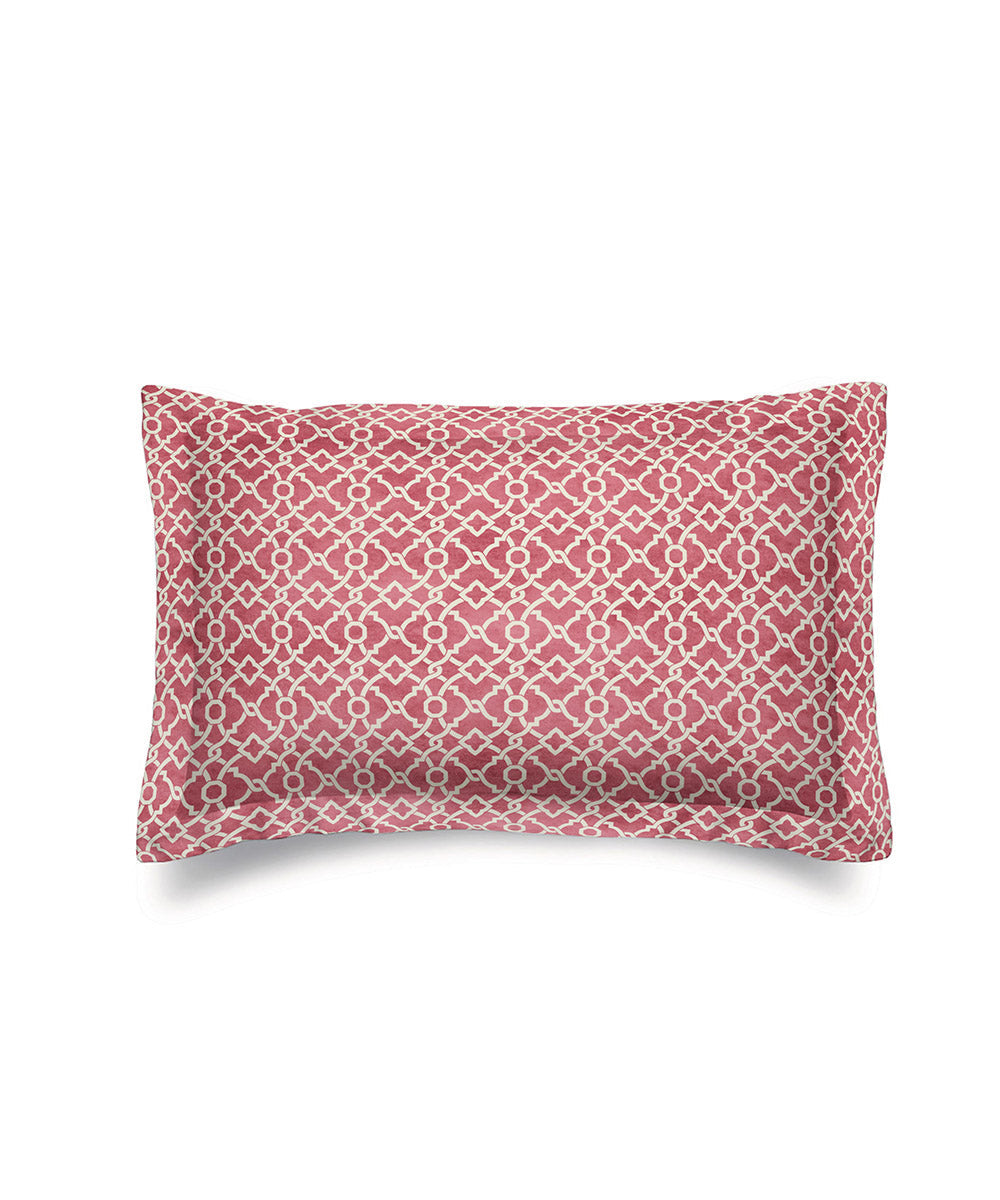 Pink 100% Cotton Standard Sham