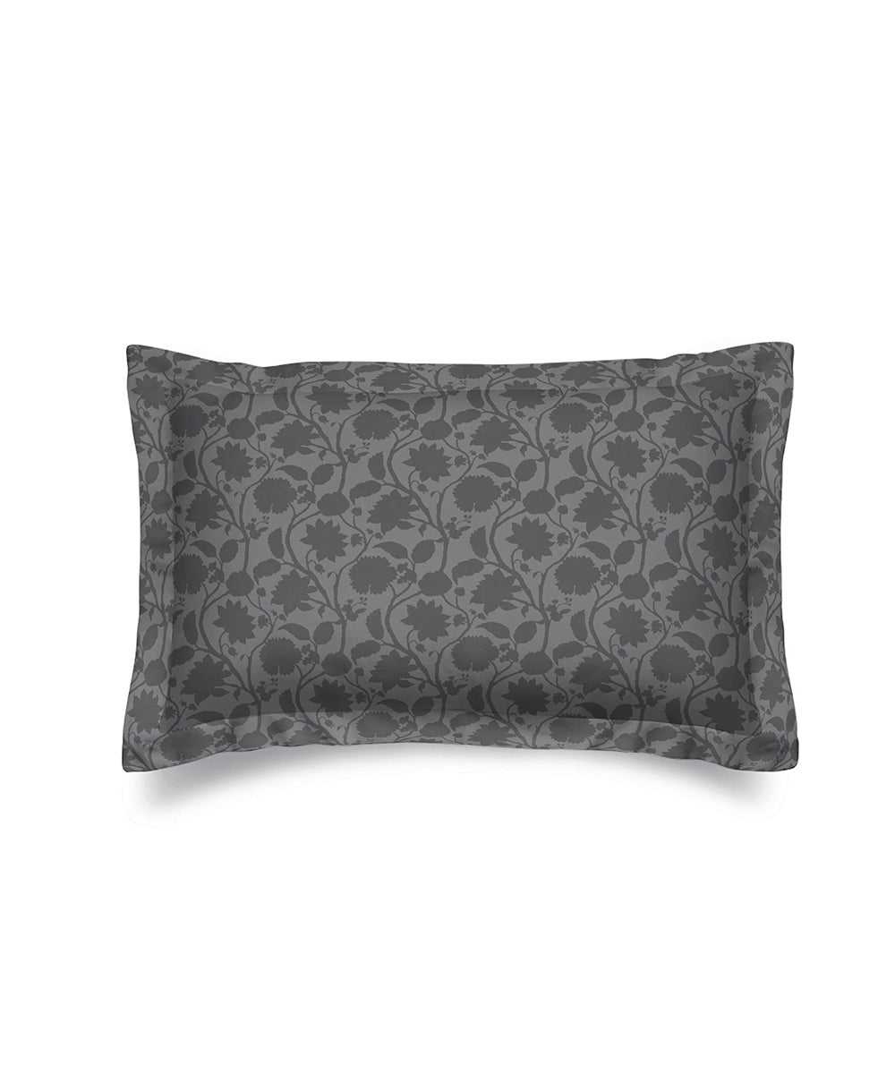 Grey 100% Cotton Sateen Standard Sham