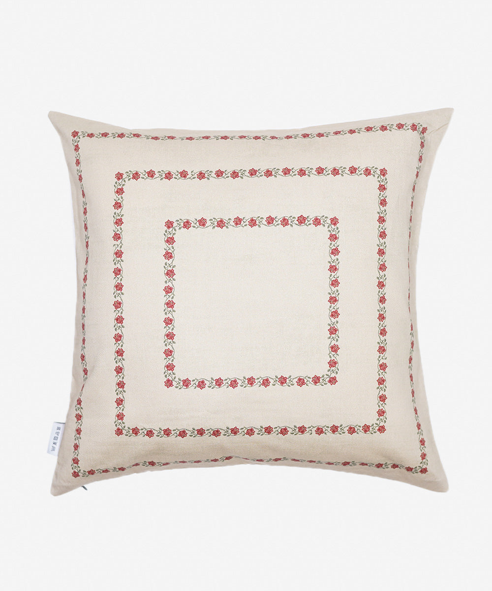 Beige Twill/100% Cotton Digital Printed Cushion Cover