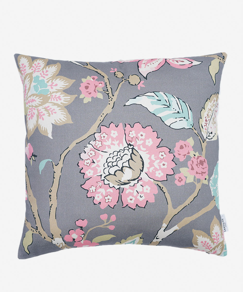 Grey Twill/100% Cotton Digital Printed Cushion Cover