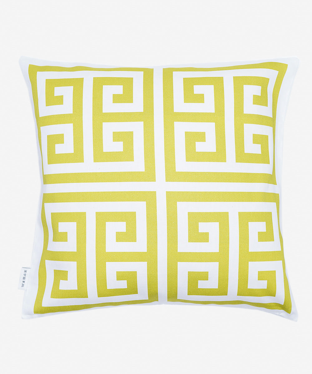 Green Twill/100% Cotton Digital Printed Cushion Cover