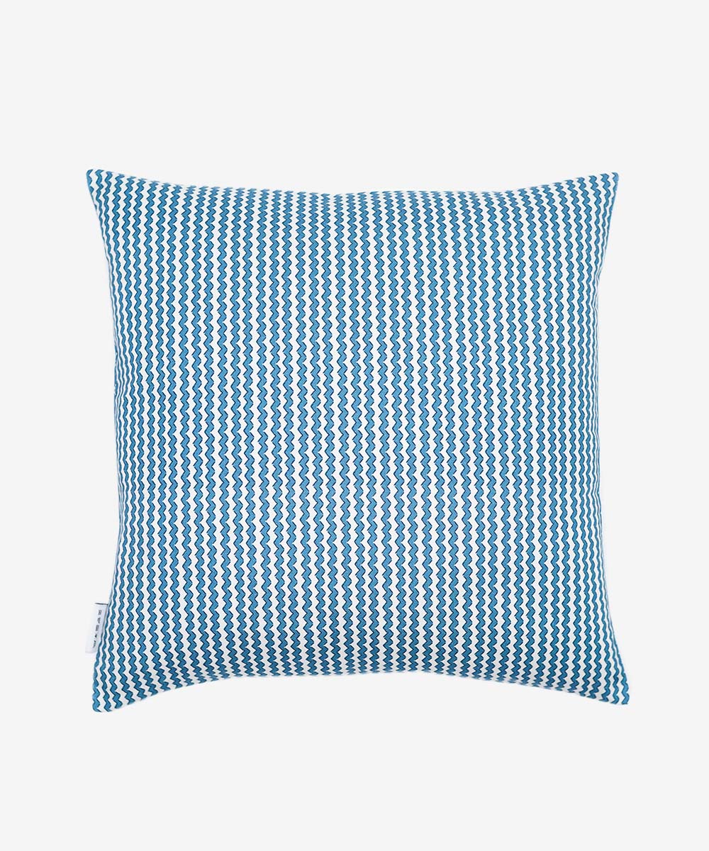 Blue Twill/100% Cotton Digital Printed Cushion Cover