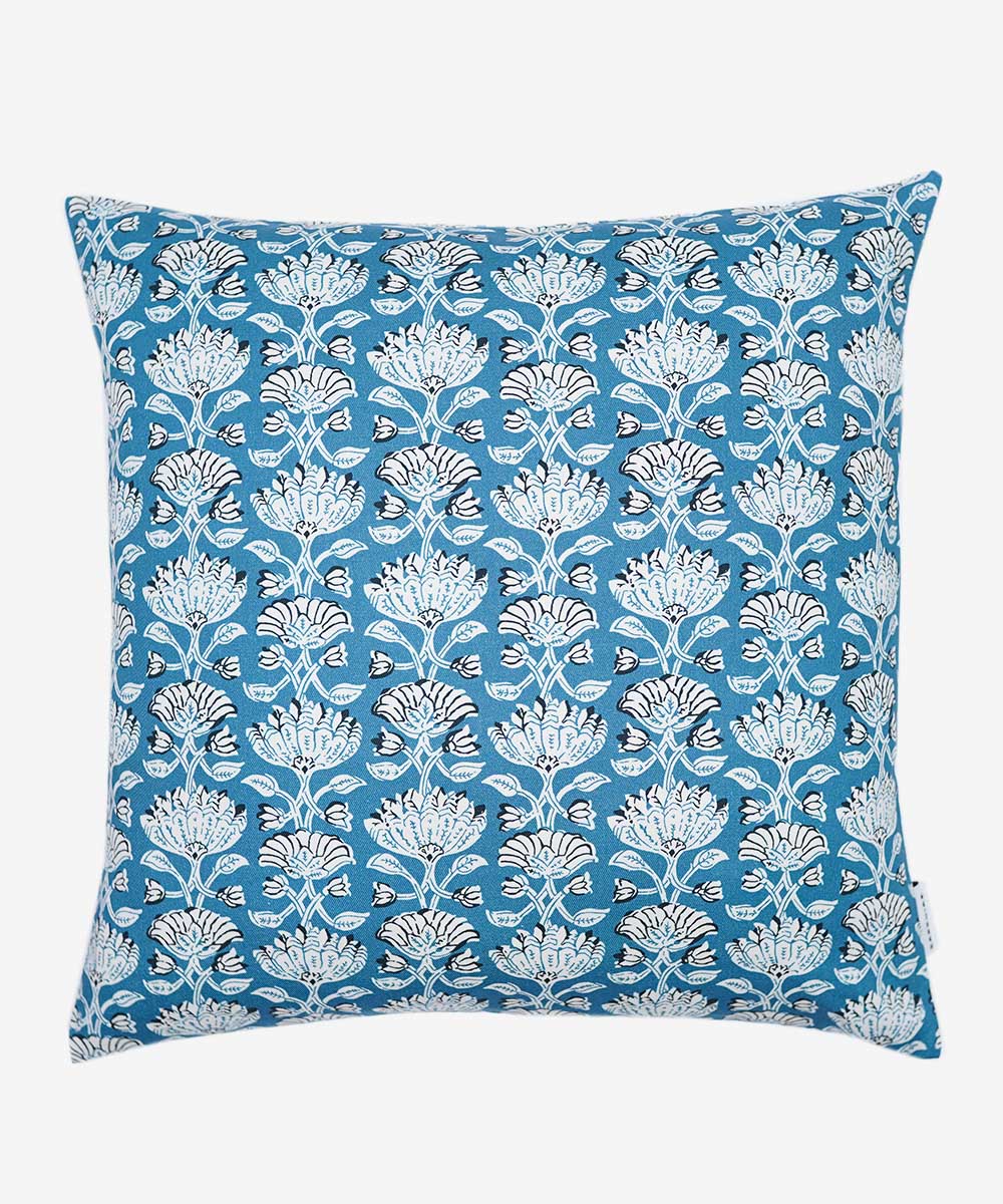 Blue Twill/100% Cotton Digital Printed Cushion Cover