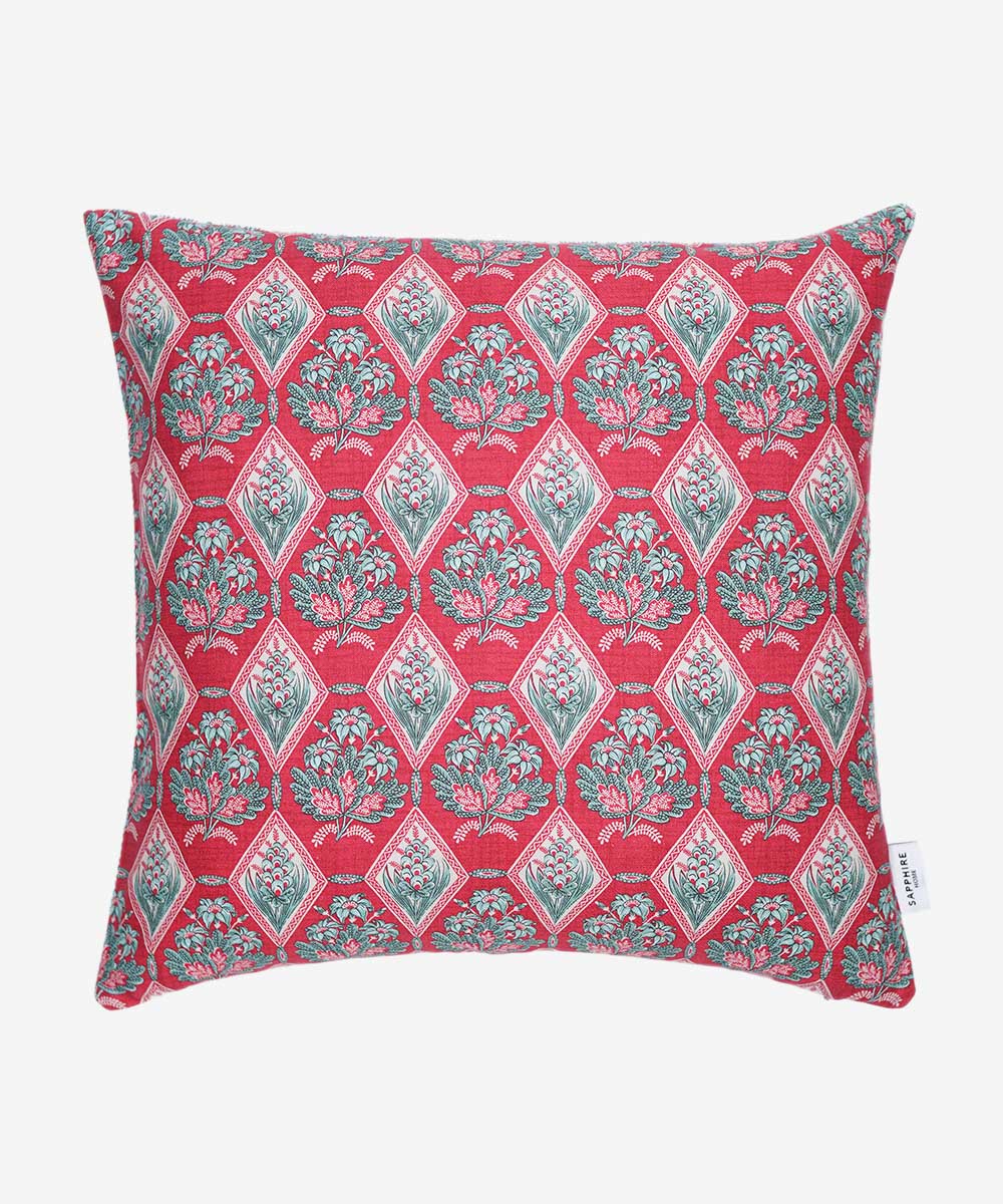 Red Twill/100% Cotton Digital Printed Cushion Cover