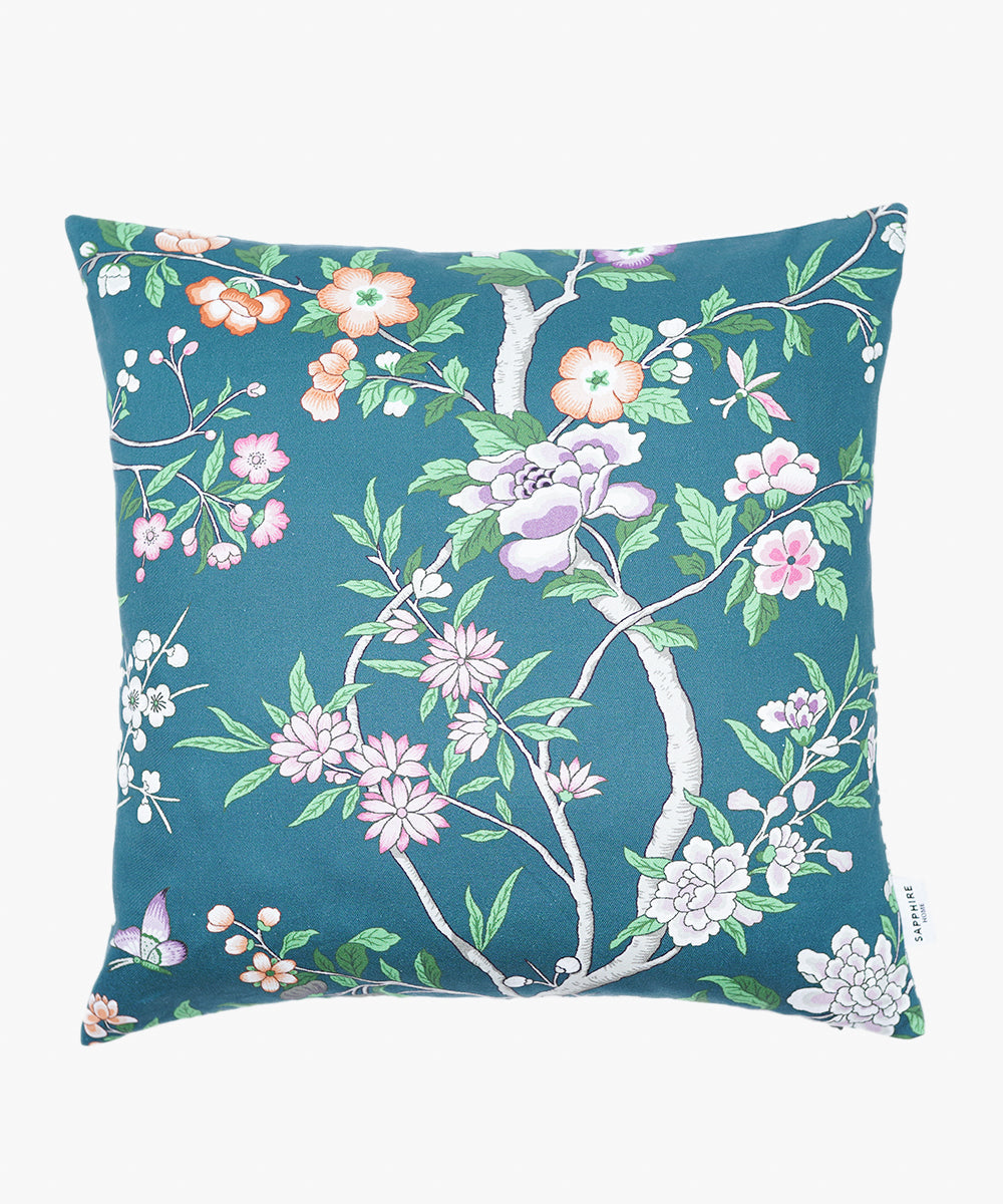 100% Cotton Green Cushion Cover