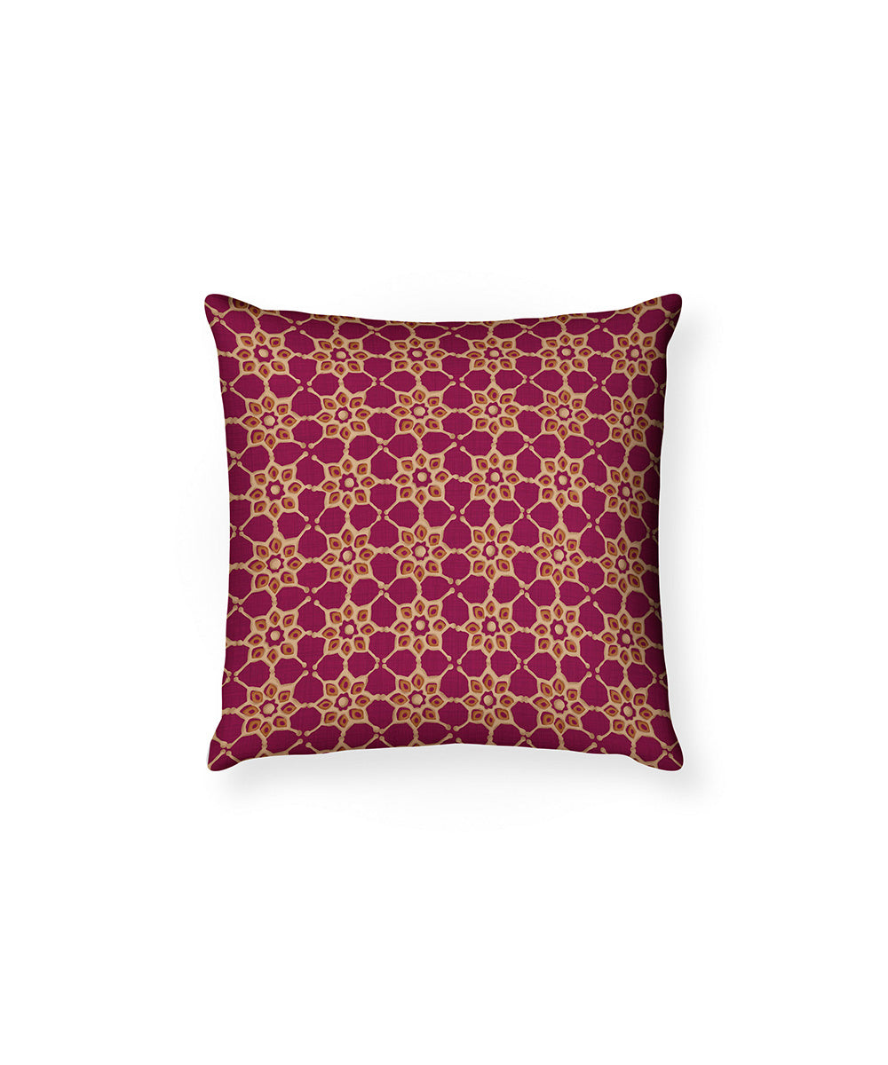 100% Cotton Red Cushion Cover