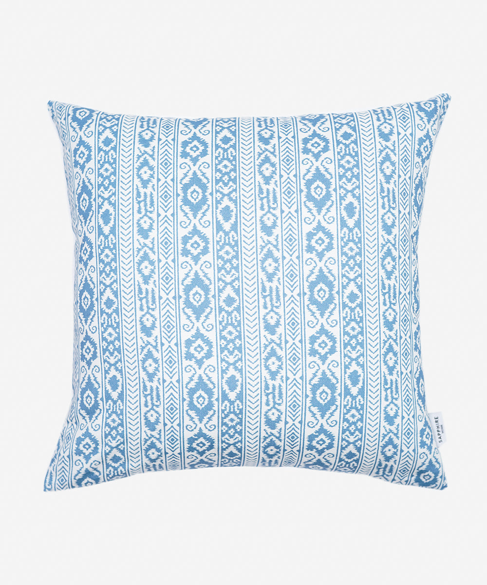 100% Cotton Blue Cushion Cover