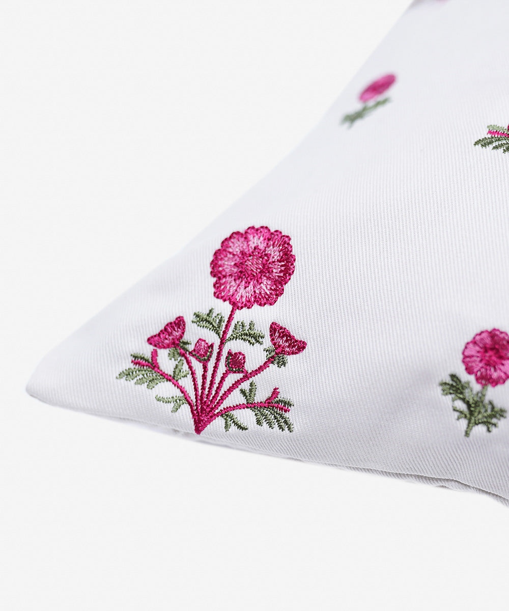 Multi Twill/100% Cotton Embroidered Cushion Cover