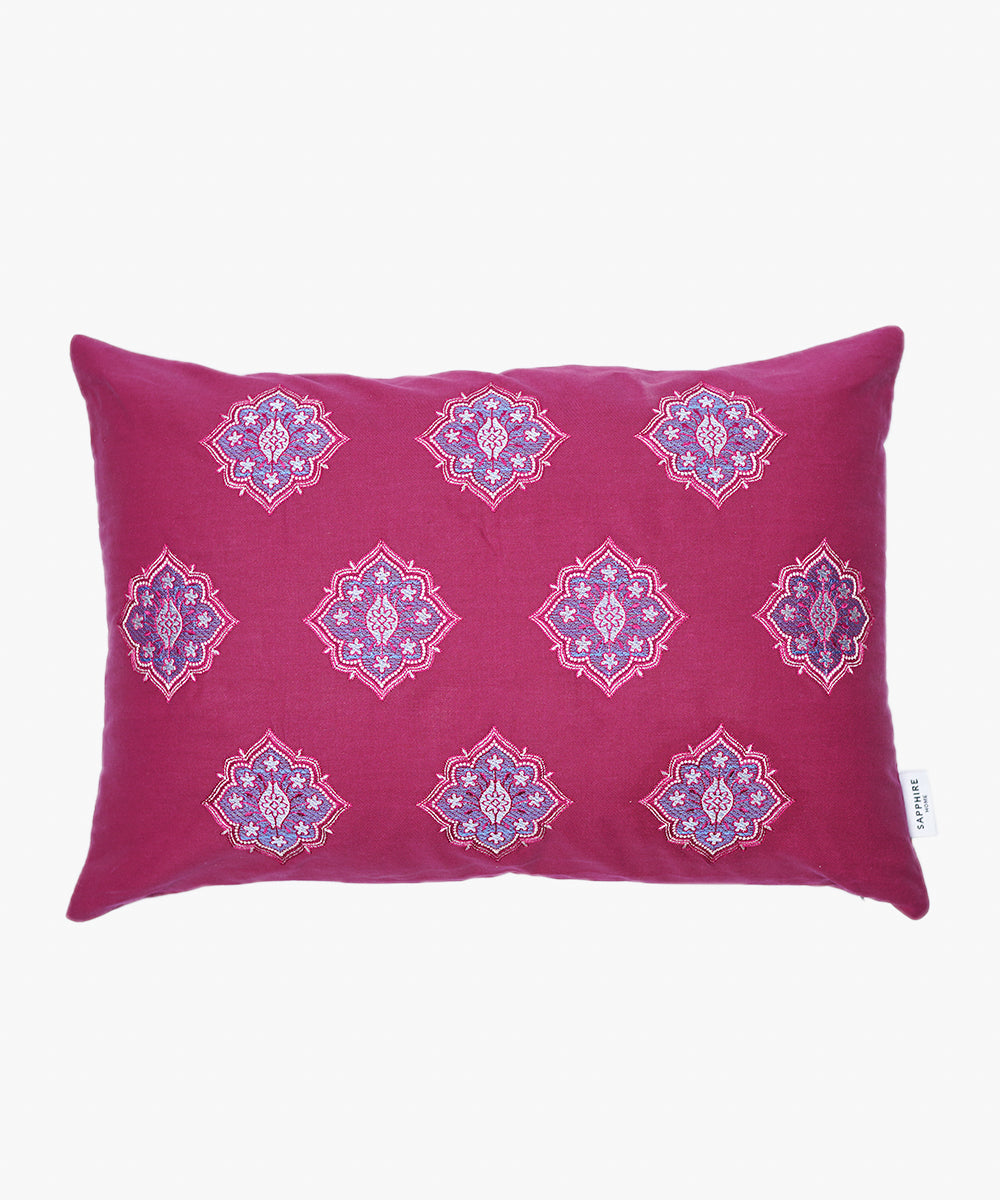 100% Cotton Pink Cushion Cover