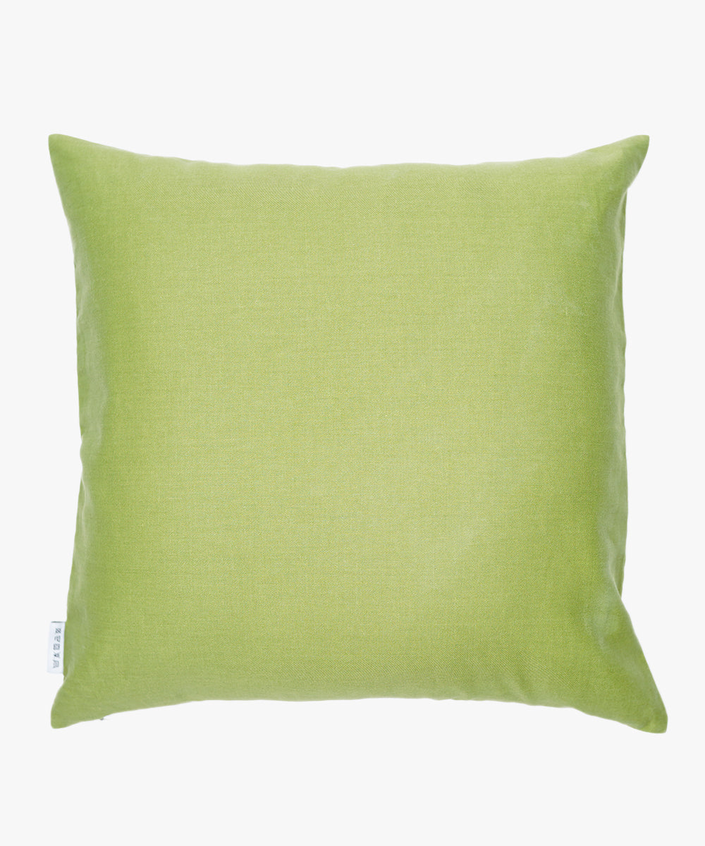 100% Cotton Green Cushion Cover