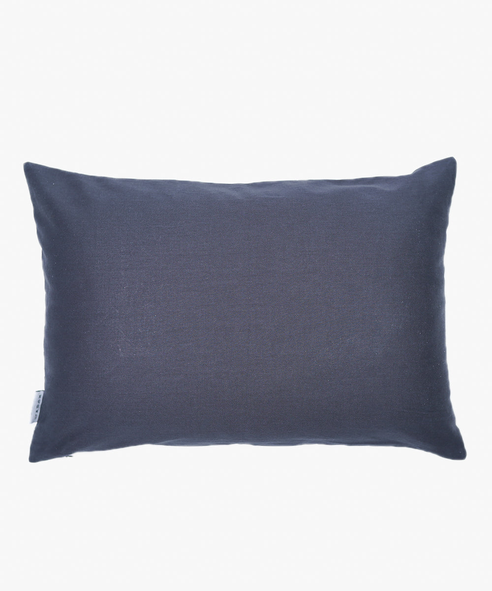 100% Cotton Blue Cushion Cover