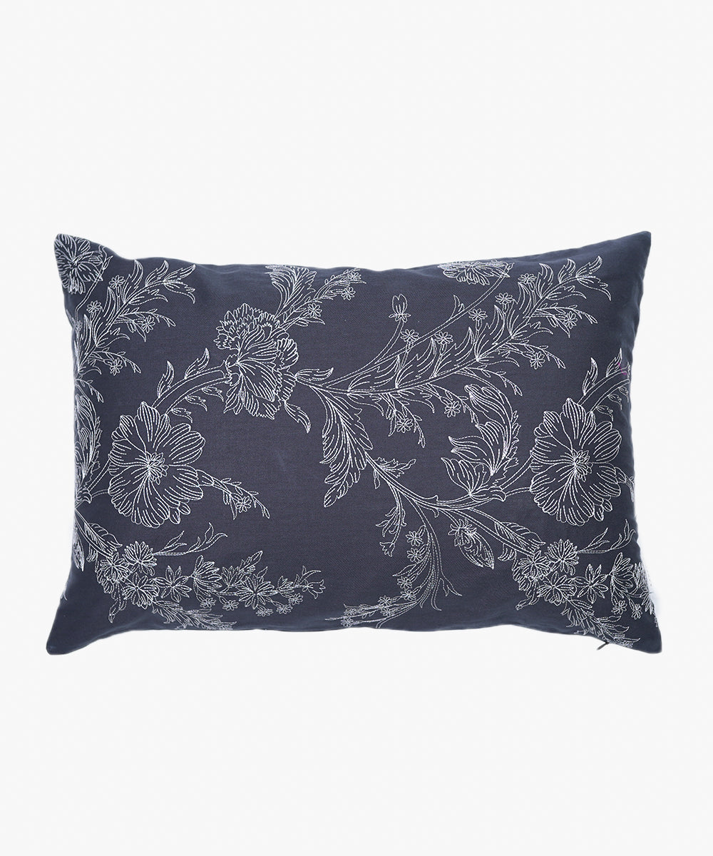 100% Cotton Blue Cushion Cover