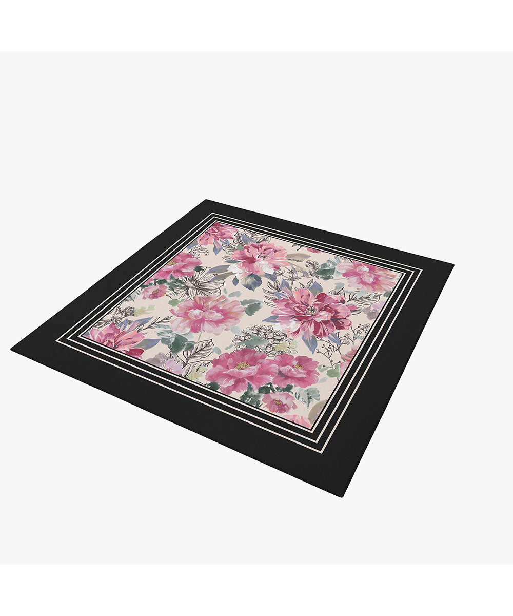 Half Panama Digital Printed Floral Mystery Pink Napkin