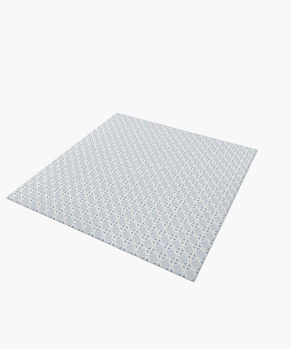 Blue Half Panama Digital Printed Napkin