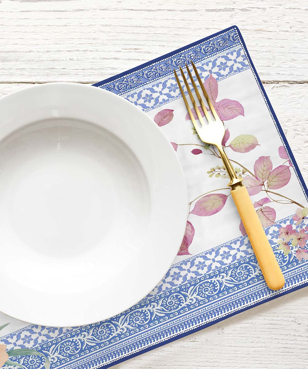 Blue Half Panama Digital Printed Placemats