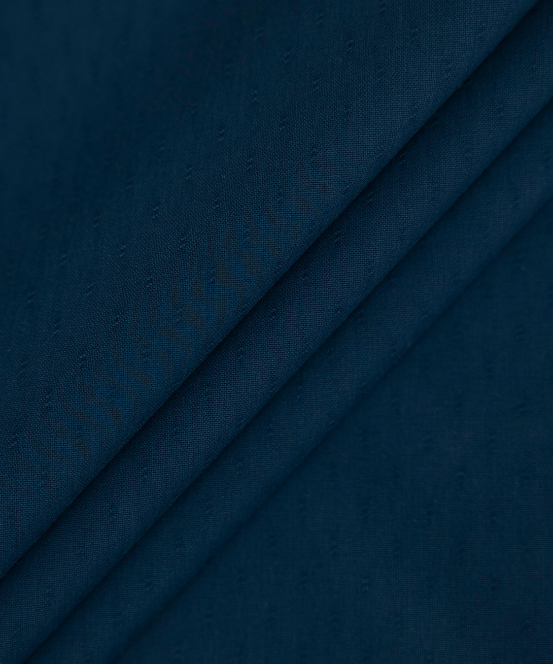 Men Unstitched Blended Blue Full Suit Fabric