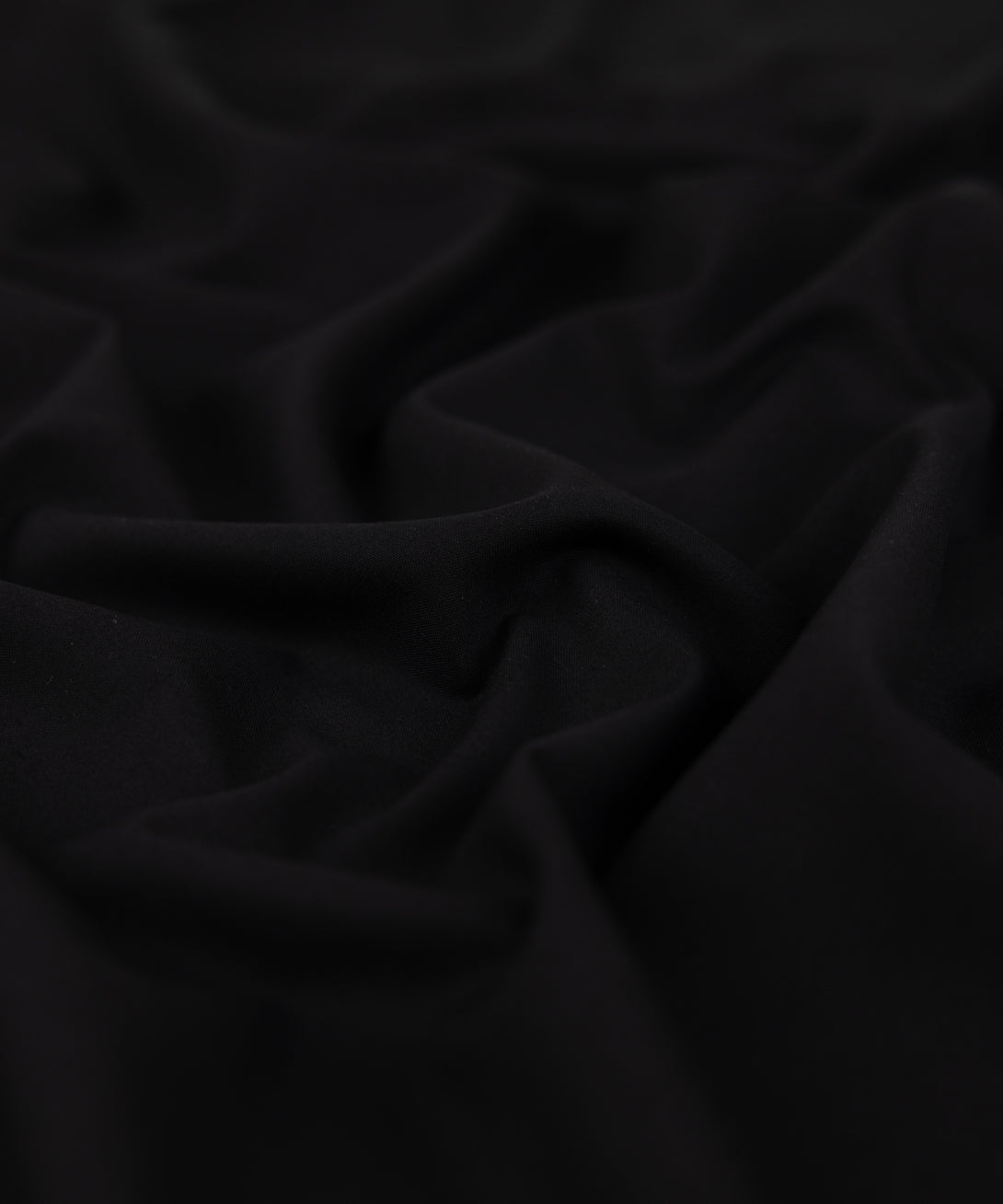 Men Unstitched Blended Black Full Suit Fabric
