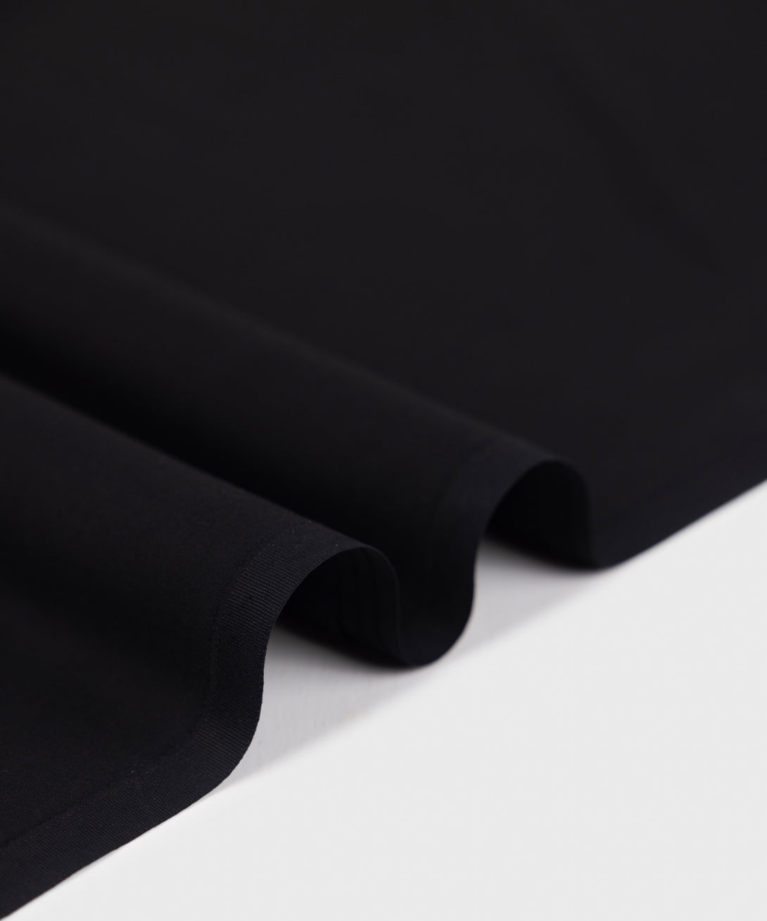 Men Unstitched Blended Black Full Suit Fabric