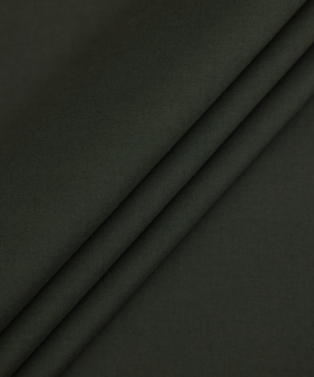 Men Unstitched Blended Olive Full Suit Fabric