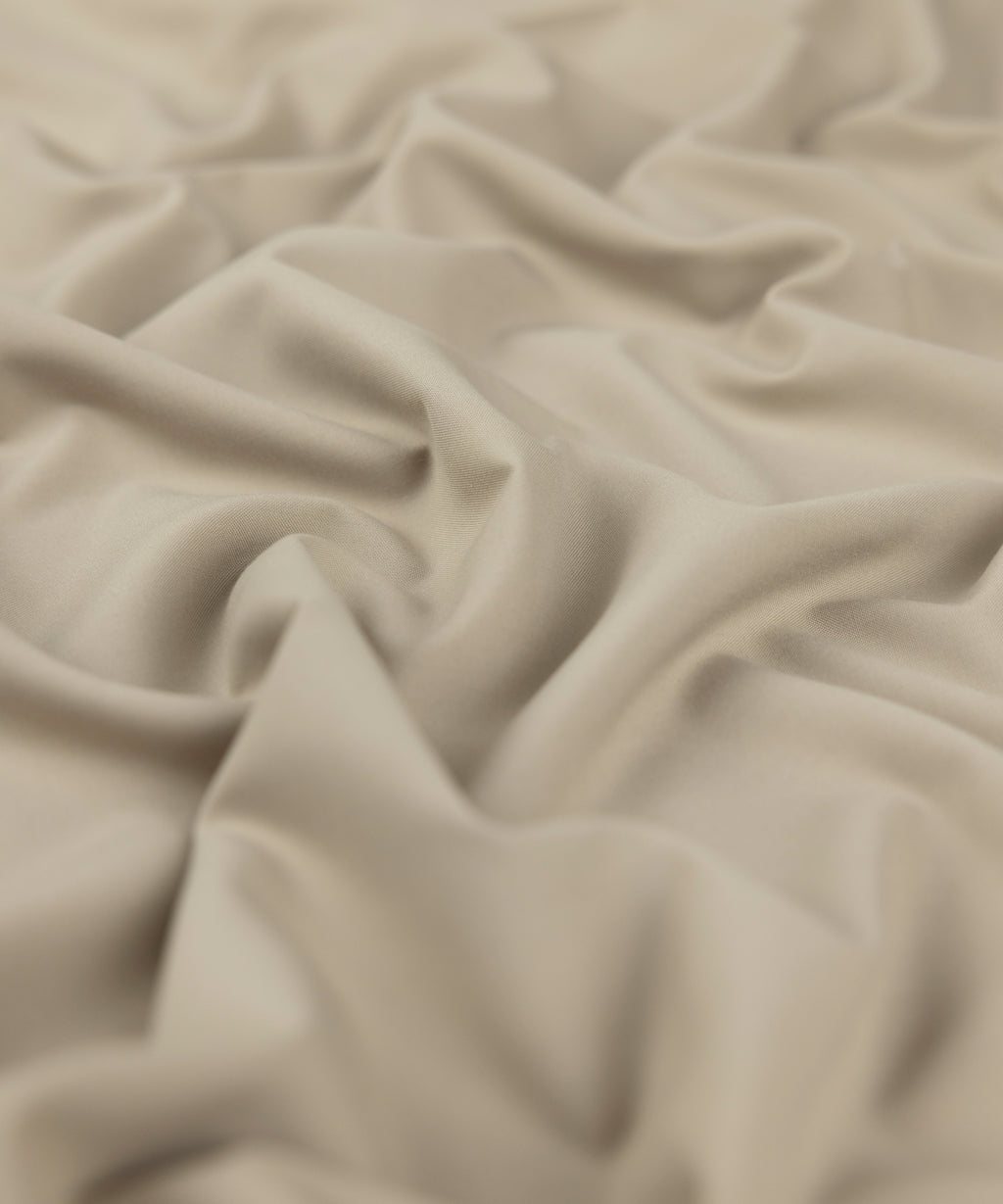Men Unstitched Blended Beige Full Suit Fabric
