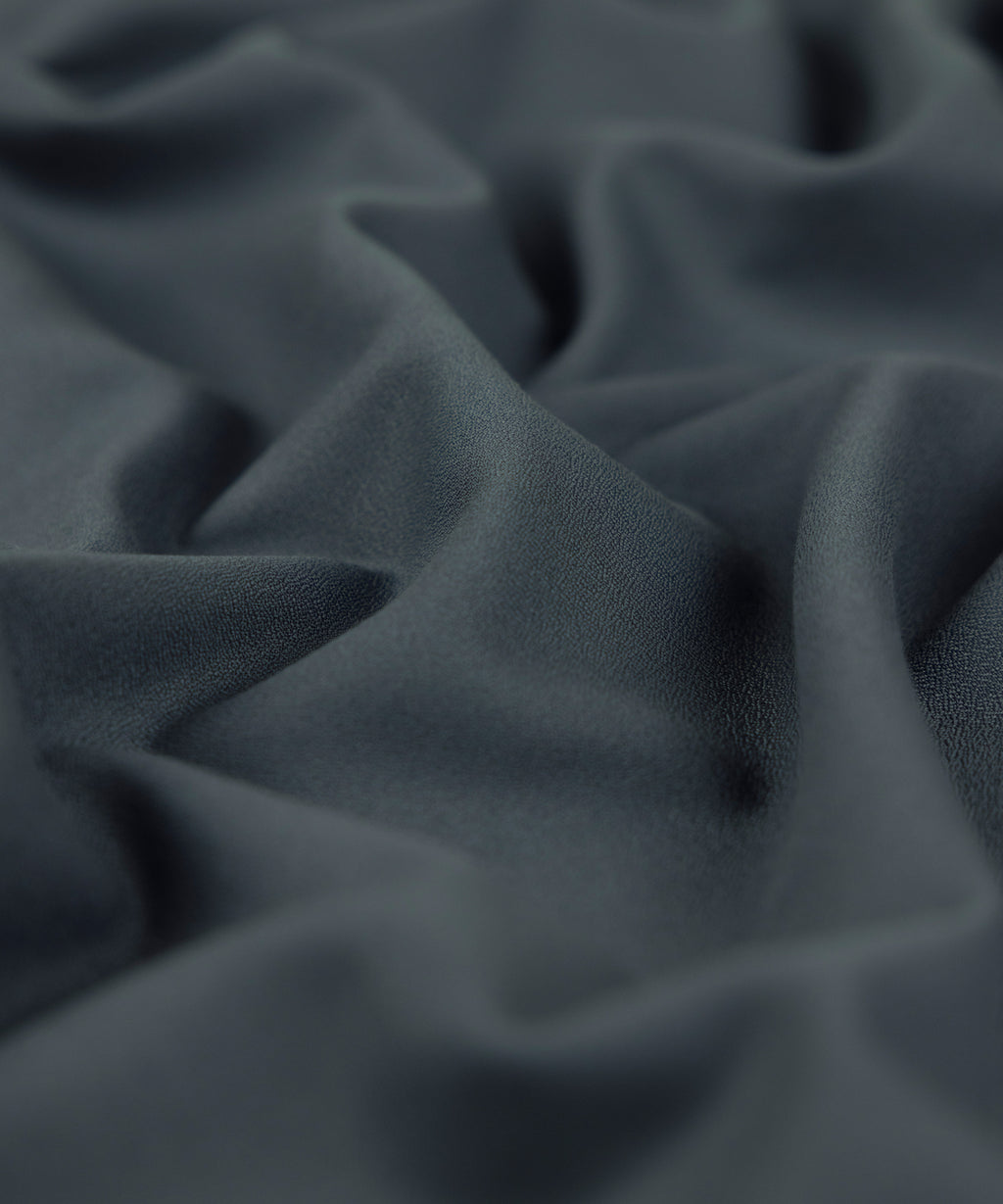 Men Unstitched Blended Grey Full Suit Fabric