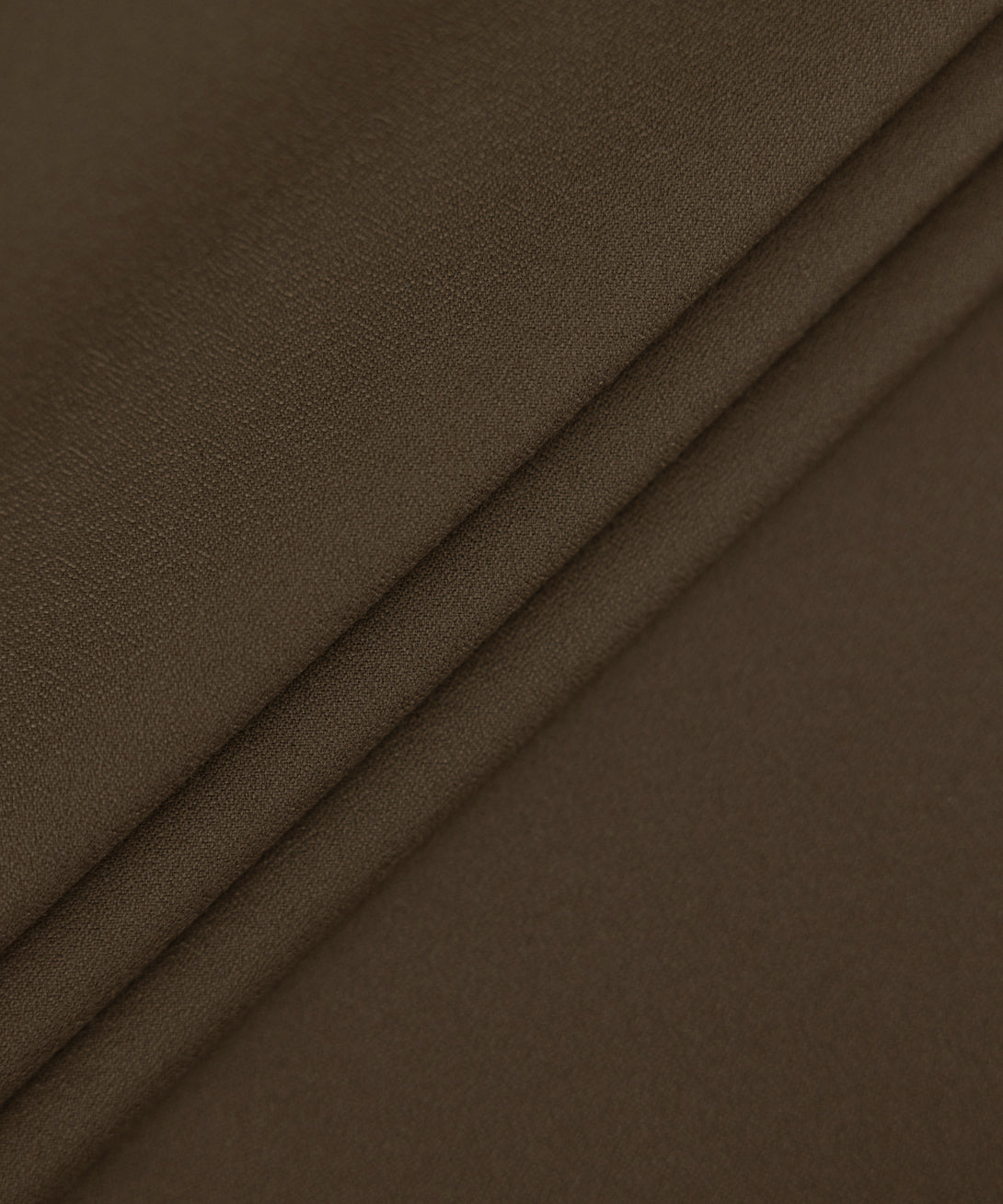 Men Unstitched Blended Brown Full Suit Fabric