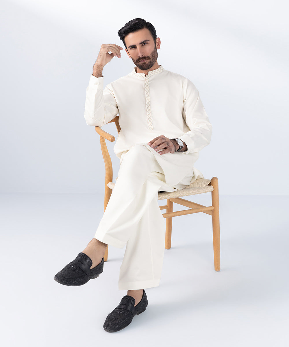 Cotton salwar kameez men best sale