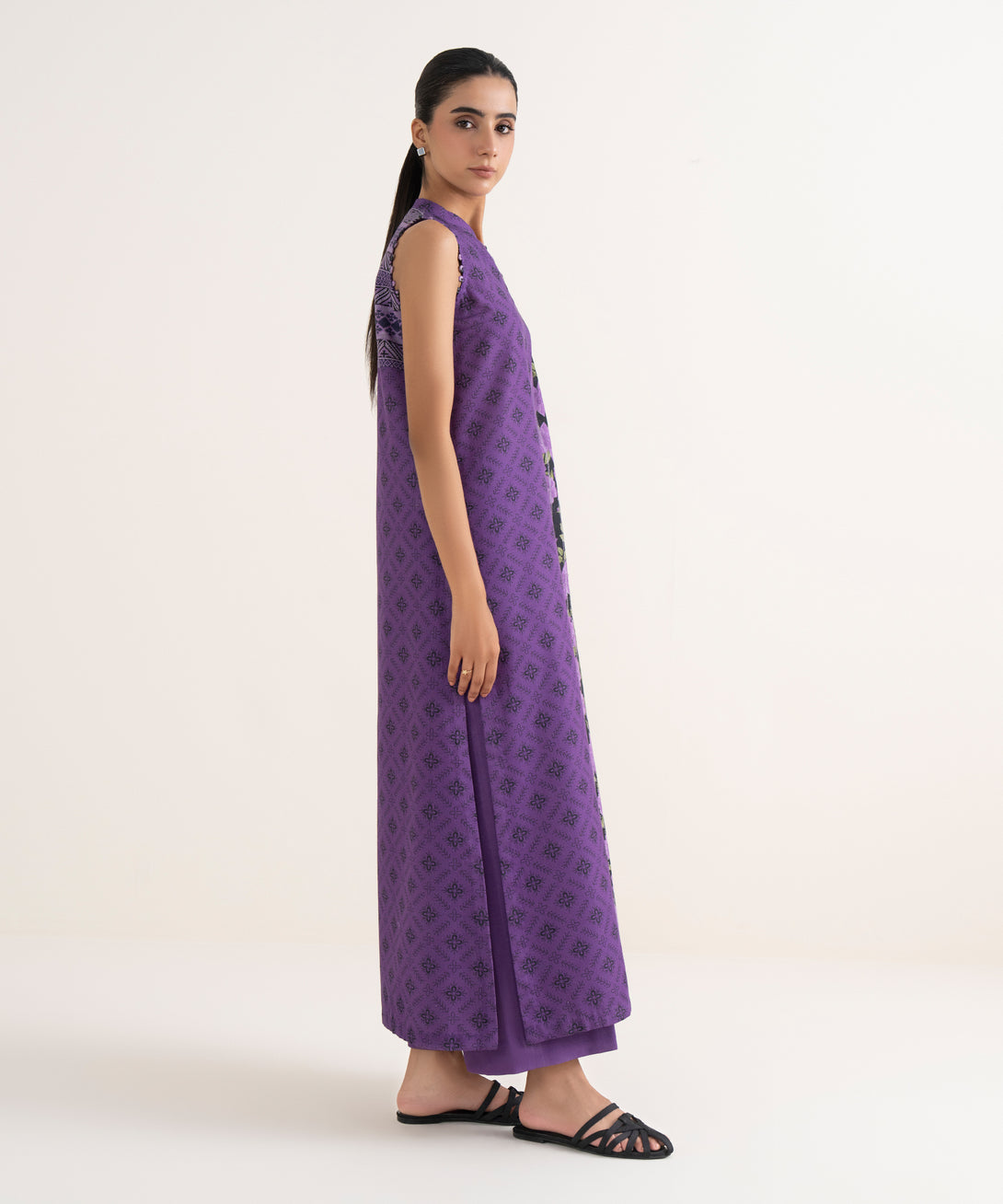 Women's Unstitched Lawn Printed Multi Three Piece Suit