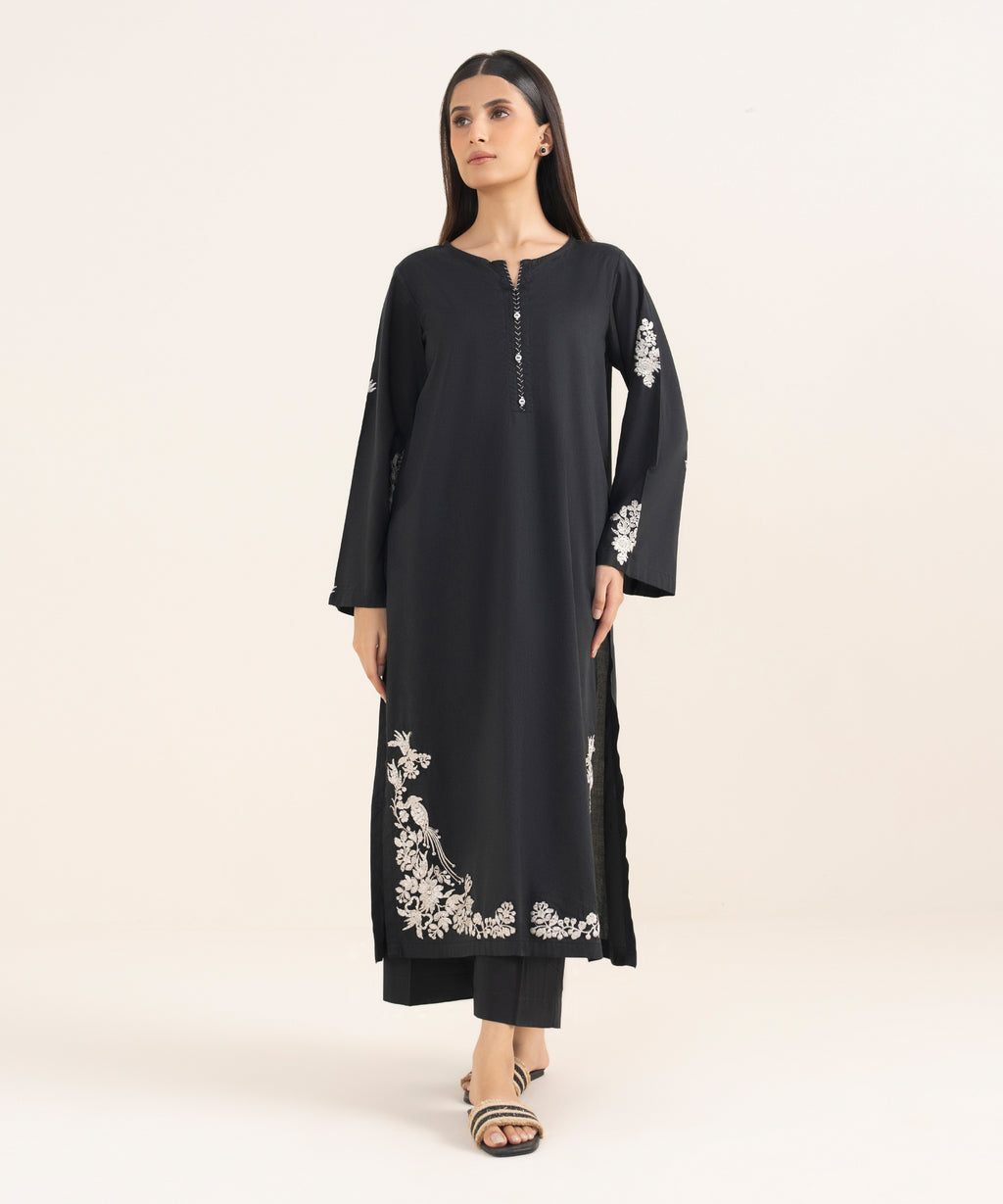 Embroidered Lawn Viscose Shirt