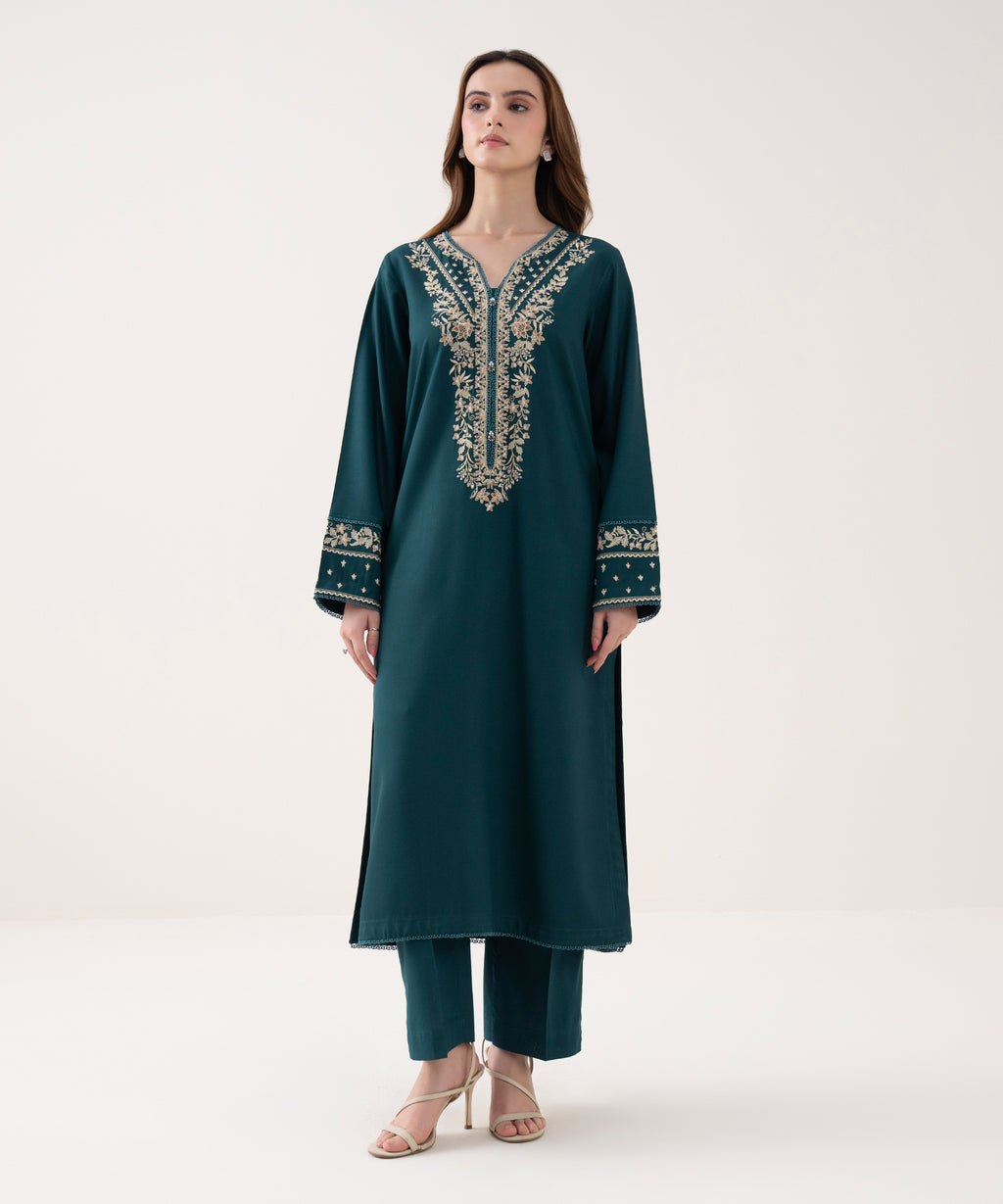 Embroidered Cotton Viscose Shirt