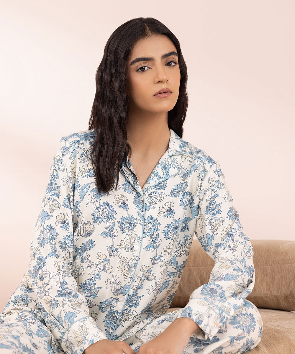 Women's Sleepwear Printed Viscose Pj Set