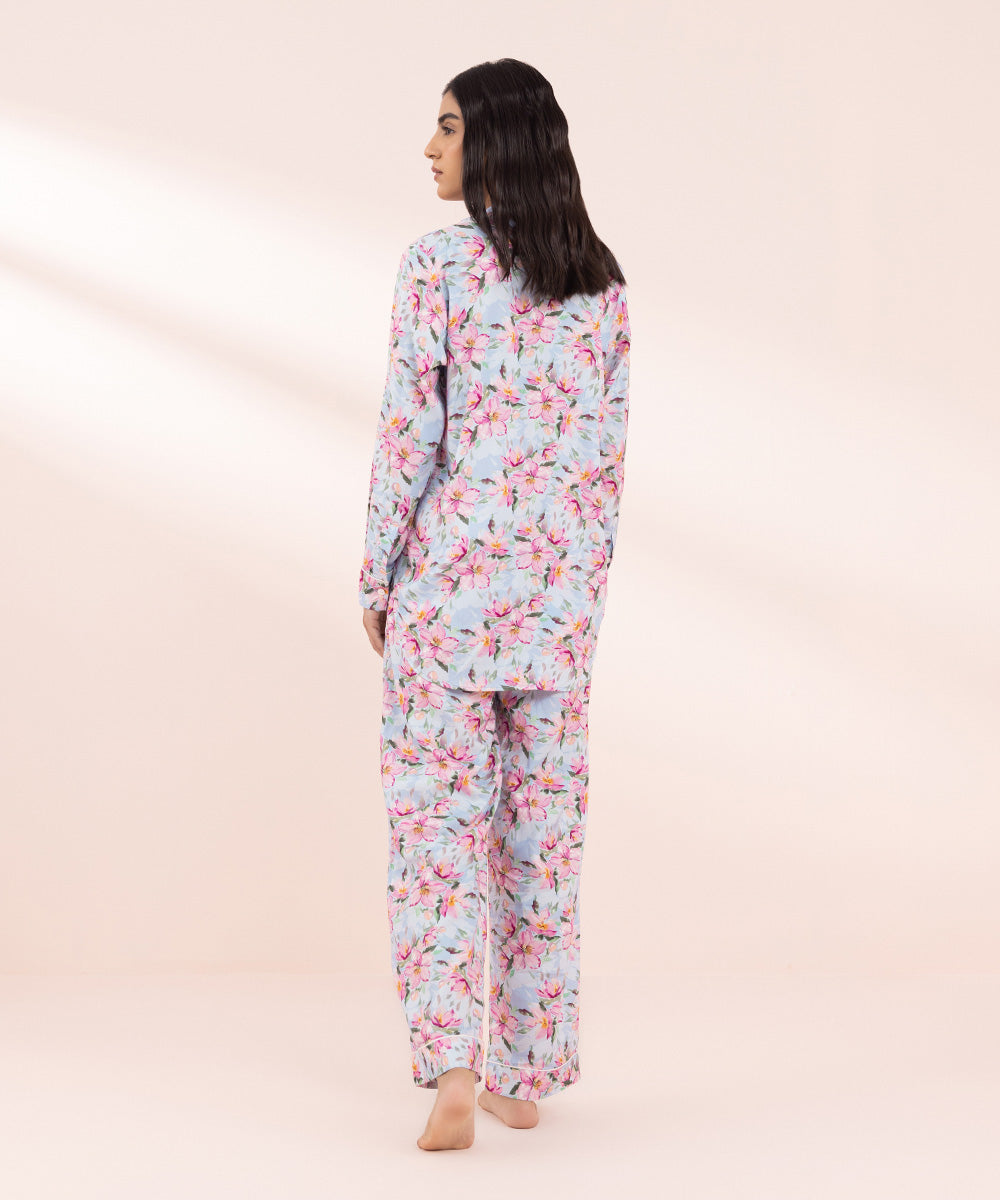 Women's Sleepwear Printed Viscose Pj Set