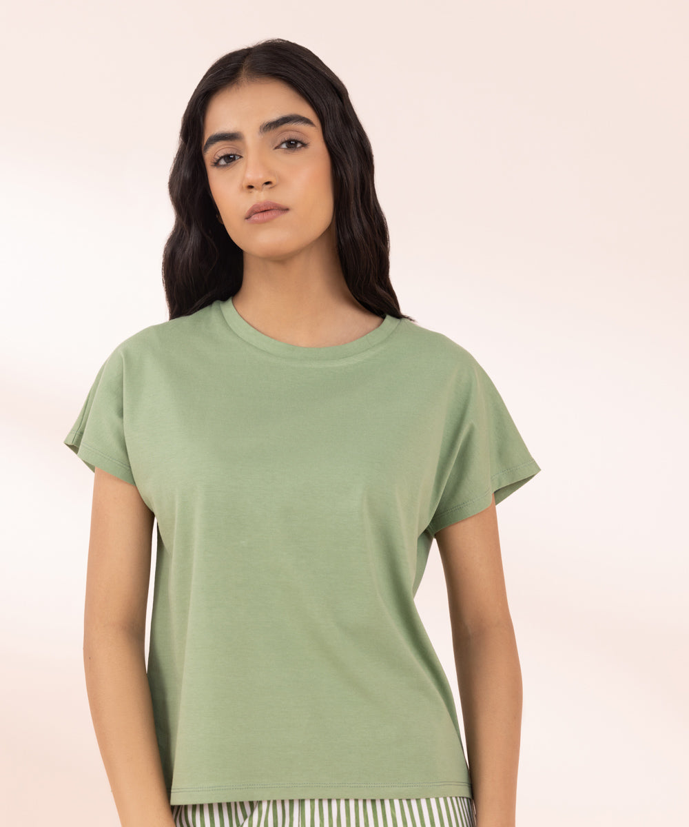 Women's Sleepwear Solid T-Shirt