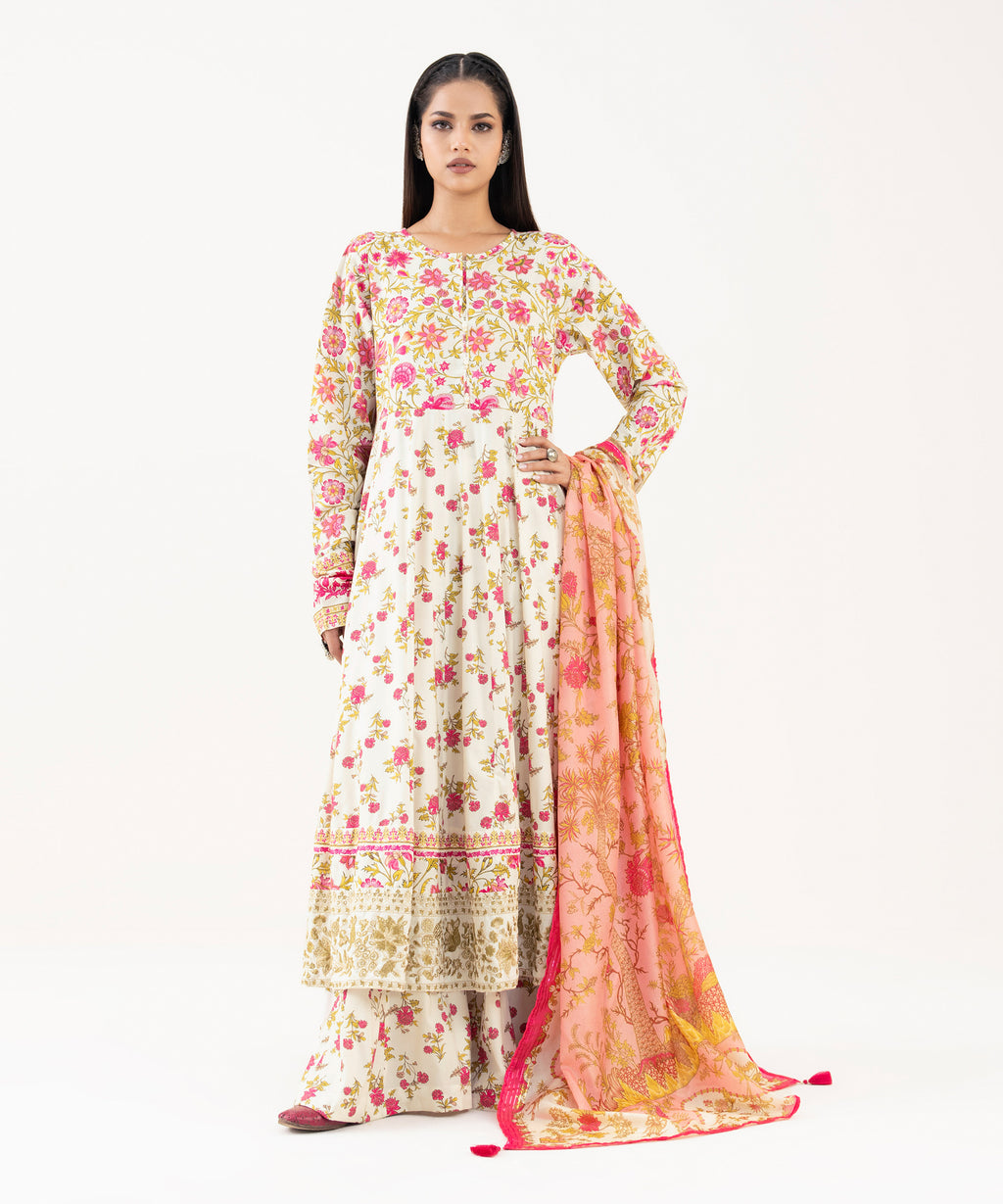 Printed Silk Dupatta