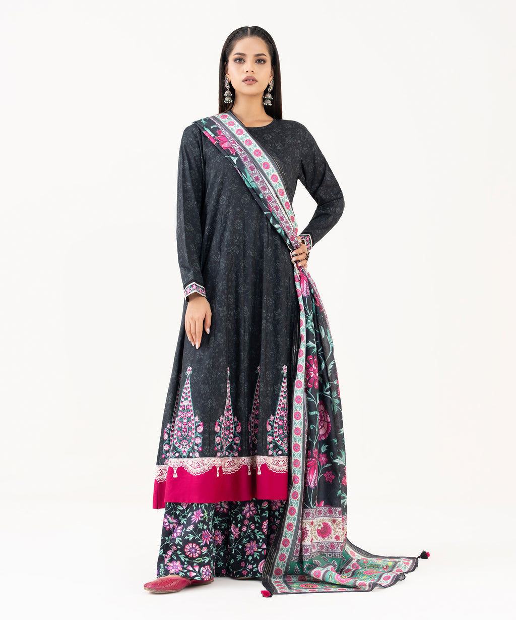 Printed Silk Dupatta
