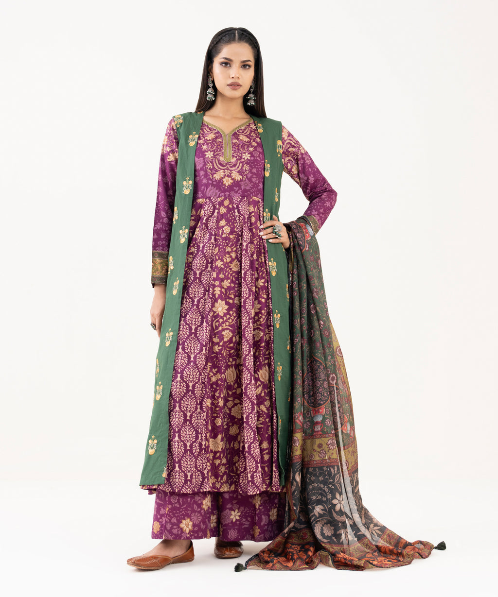 Printed Silk Dupatta