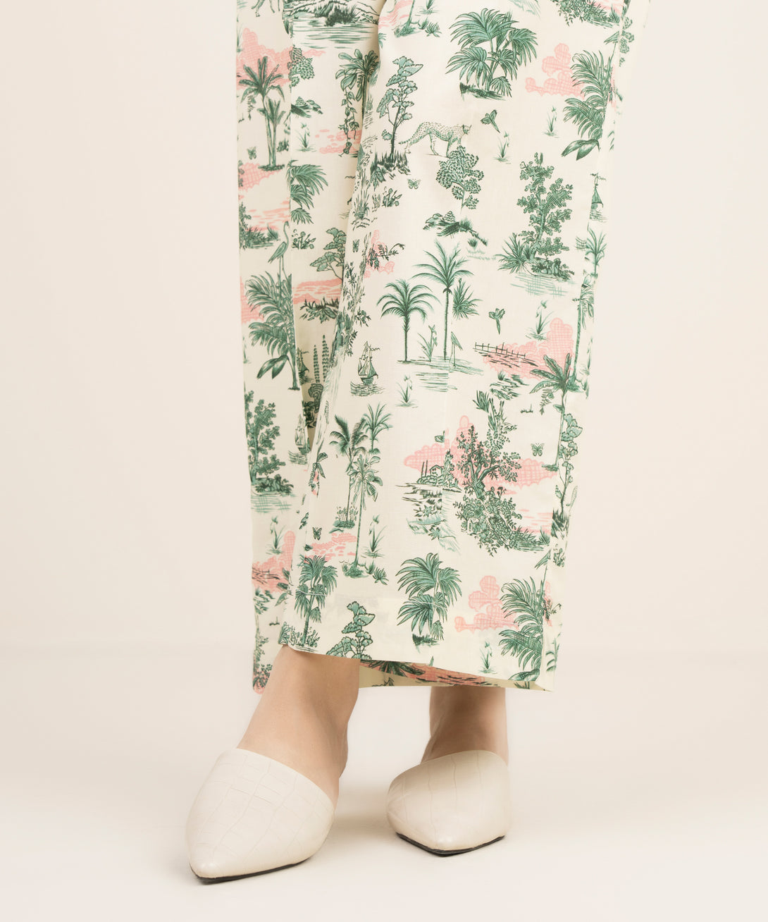 Women's RTW Cotton Viscose Printed Multi Culottes
