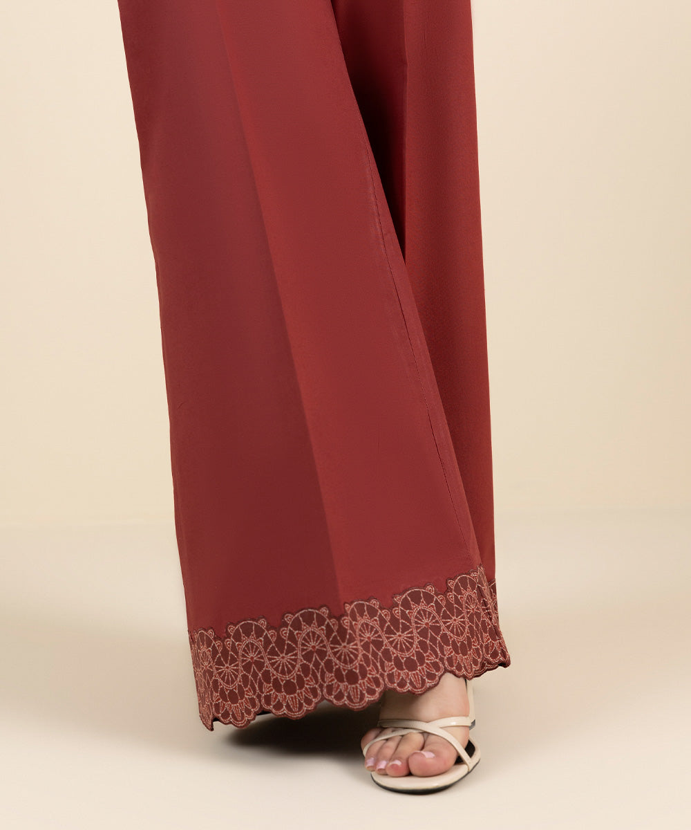 Dyed Cotton Trousers