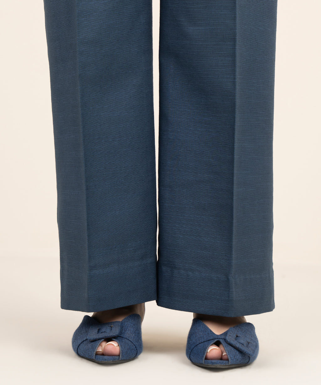 Dyed Khaddar Trousers