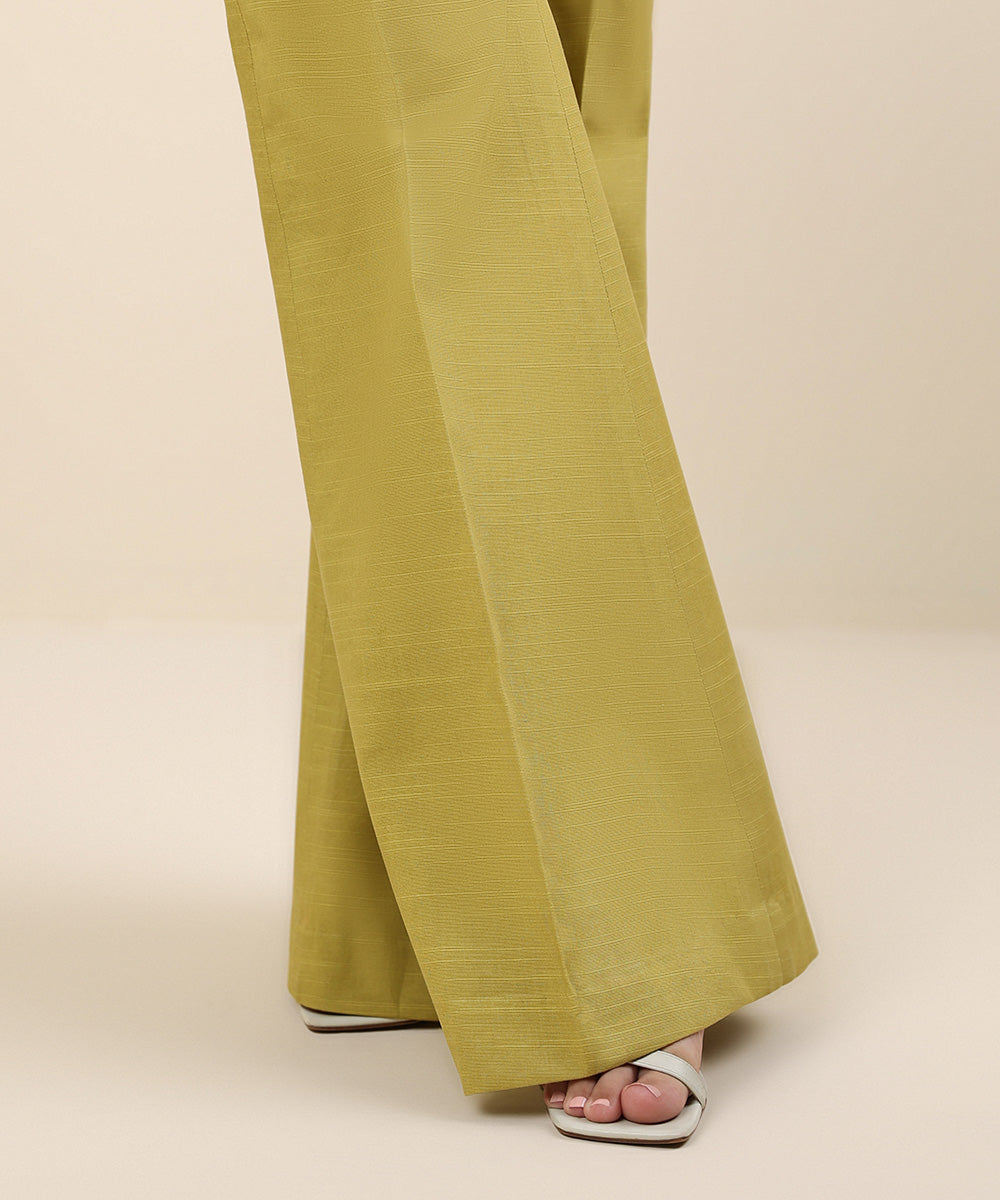 Dyed Khaddar Trousers