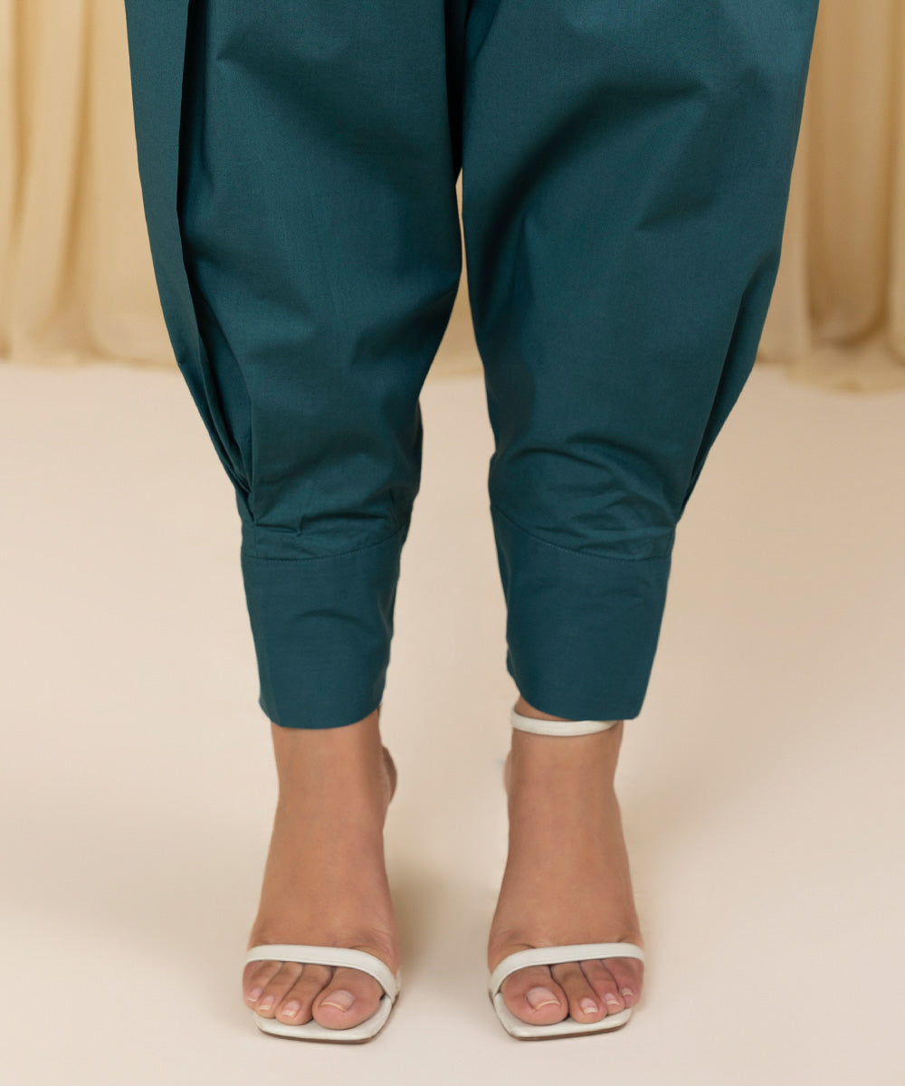 Women's Unstitched Textured Lawn Embroidered Green 3 Piece Suit