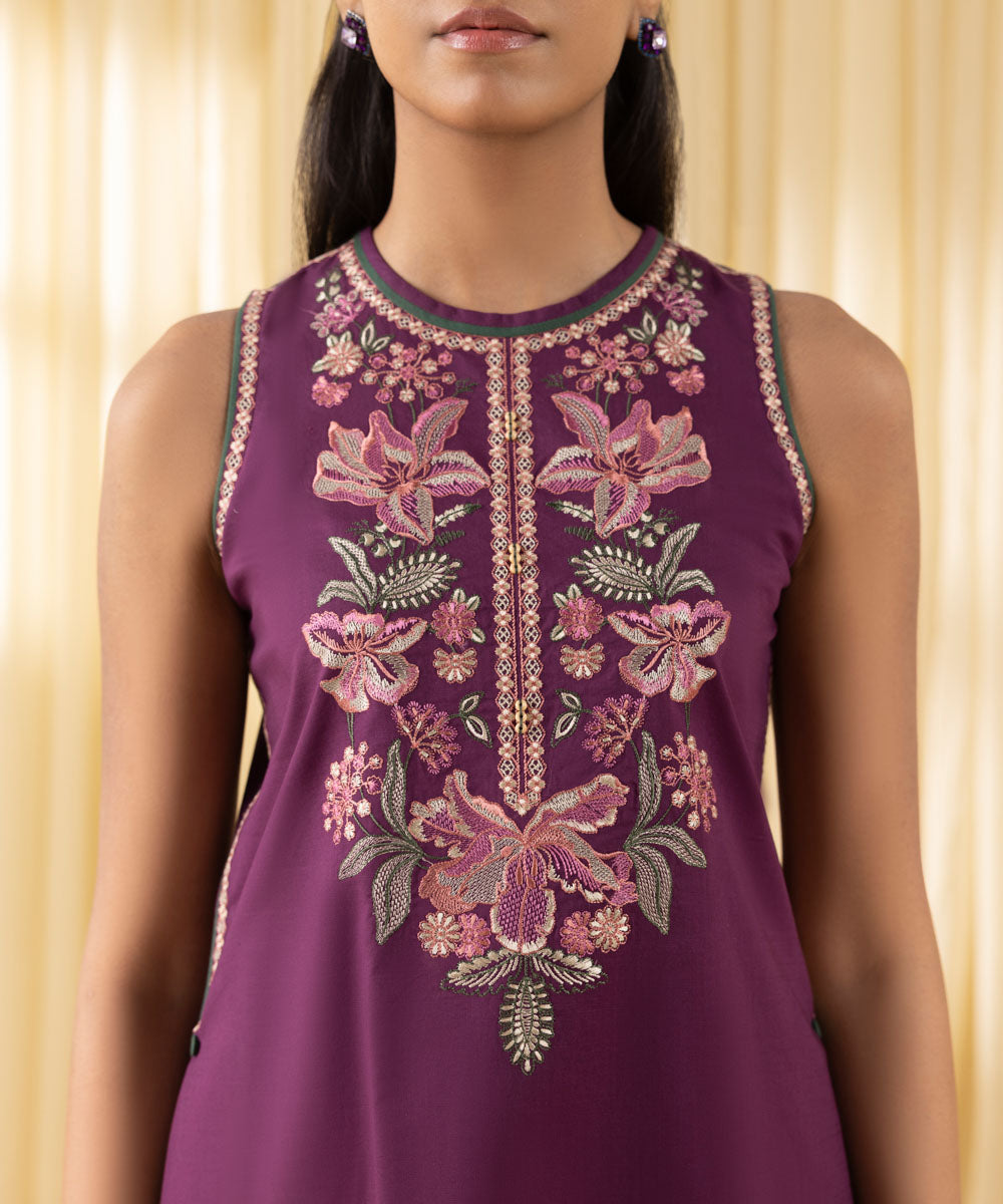 Unstitched Women's Pink Cross Hatch 3 Piece Suit